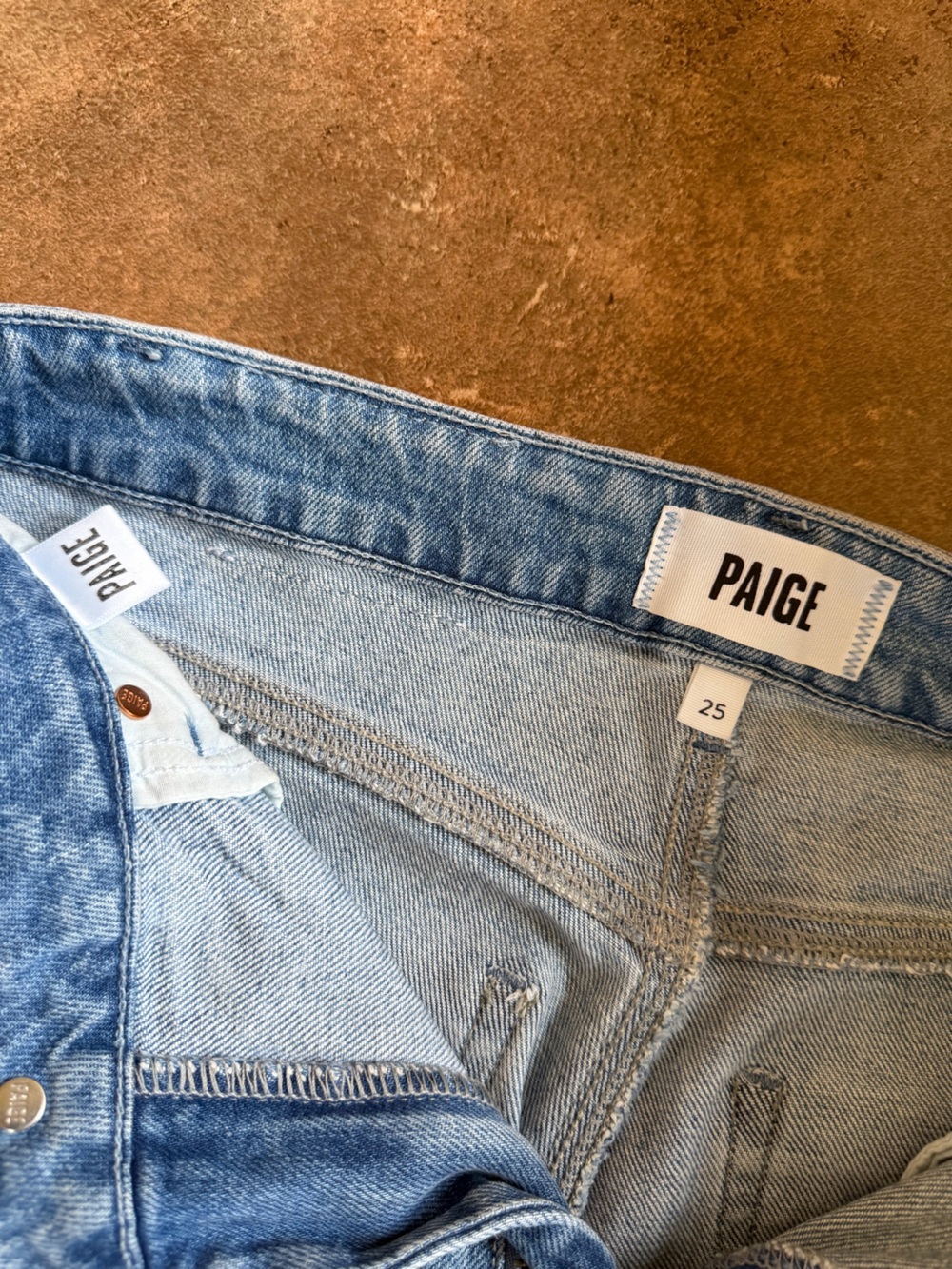 Paige Anessa 31’ Wide-Leg Jeans in Light Blue - Picture 6 of 14